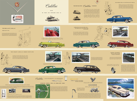 1949 Cadillac Brochure Reproduction