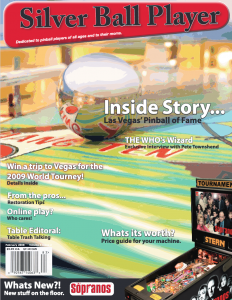 Newsletter for Lass Vegas' Pinball Hall of Fame